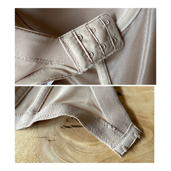 B. TEMPT’D WACOAL STRAPLESS BRA NUDE BEIGE 34DD LINGERIE MODERN SILICONE - Picture 12 of 13